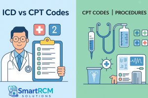 Read more about the article ICD vs CPT Codes: What’s the Difference?