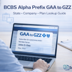 BCBS Prefix List GAA to GZZ (State & Plan Lookup Guide 2026)