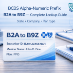 BCBS Alpha Numeric Prefix B2A to B2Z – State & Plan Lookup Guide 2026