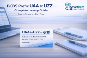 Read more about the article BCBS Prefix List UAA to UZZ – State & Plan Lookup Guide 2026