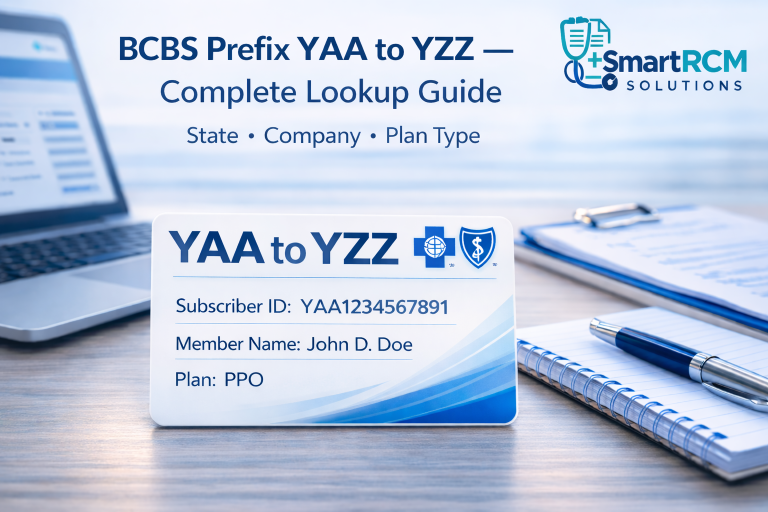 BCBS Prefix List YAA to YZZ – State & Plan Lookup Guide 2026 - Smart ...