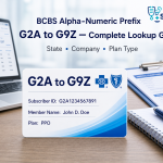 BCBS Alpha Numeric Prefix G2A to G9Z – State & Plan Lookup Guide 2026