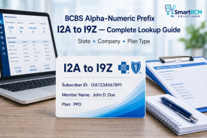 Read more about the article BCBS Alpha Numeric Prefix I2A to I9Z – State & Plan Lookup Guide 2026