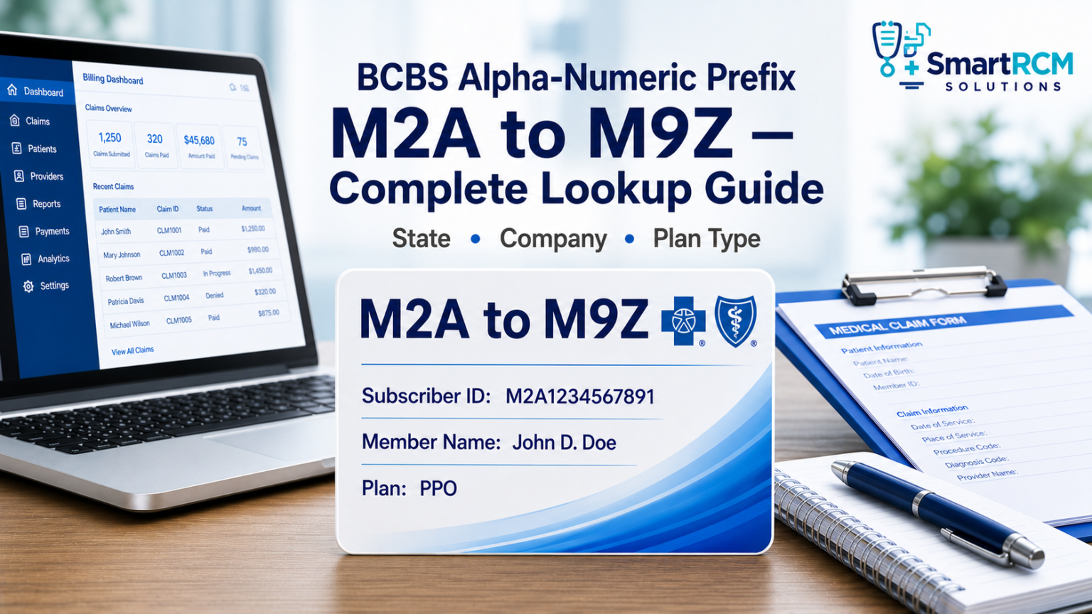 BCBS Prefix List - Lookup & Verification Guide (2026) - Smart RCM Solutions