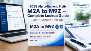 Read more about the article BCBS Alpha Numeric Prefix M2A to M9Z – State & Plan Lookup Guide 2026