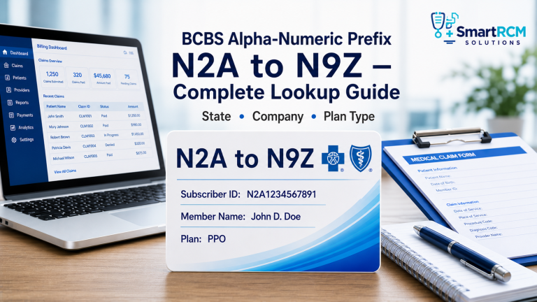 BCBS Prefix List - Lookup & Verification Guide (2026) - Smart RCM Solutions