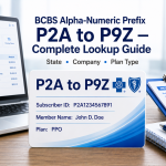 BCBS Alpha Numeric Prefix P2A to P9Z – State & Plan Lookup Guide 2026