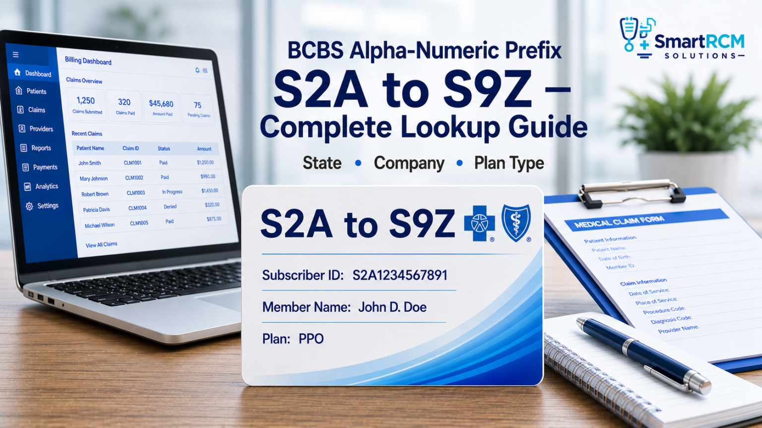 BCBS Alpha Numeric Prefix V2A to V9Z – Lookup Guide 2026 - Smart RCM ...
