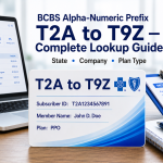 BCBS Alpha Numeric Prefix T2A to T9Z – State & Plan Lookup Guide 2026