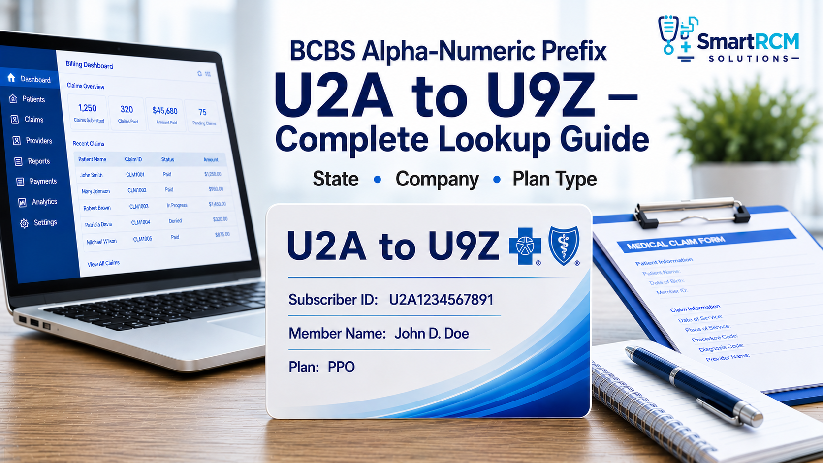 You are currently viewing BCBS Alpha Numeric Prefix U2A to U9Z – State & Plan Lookup Guide 2026