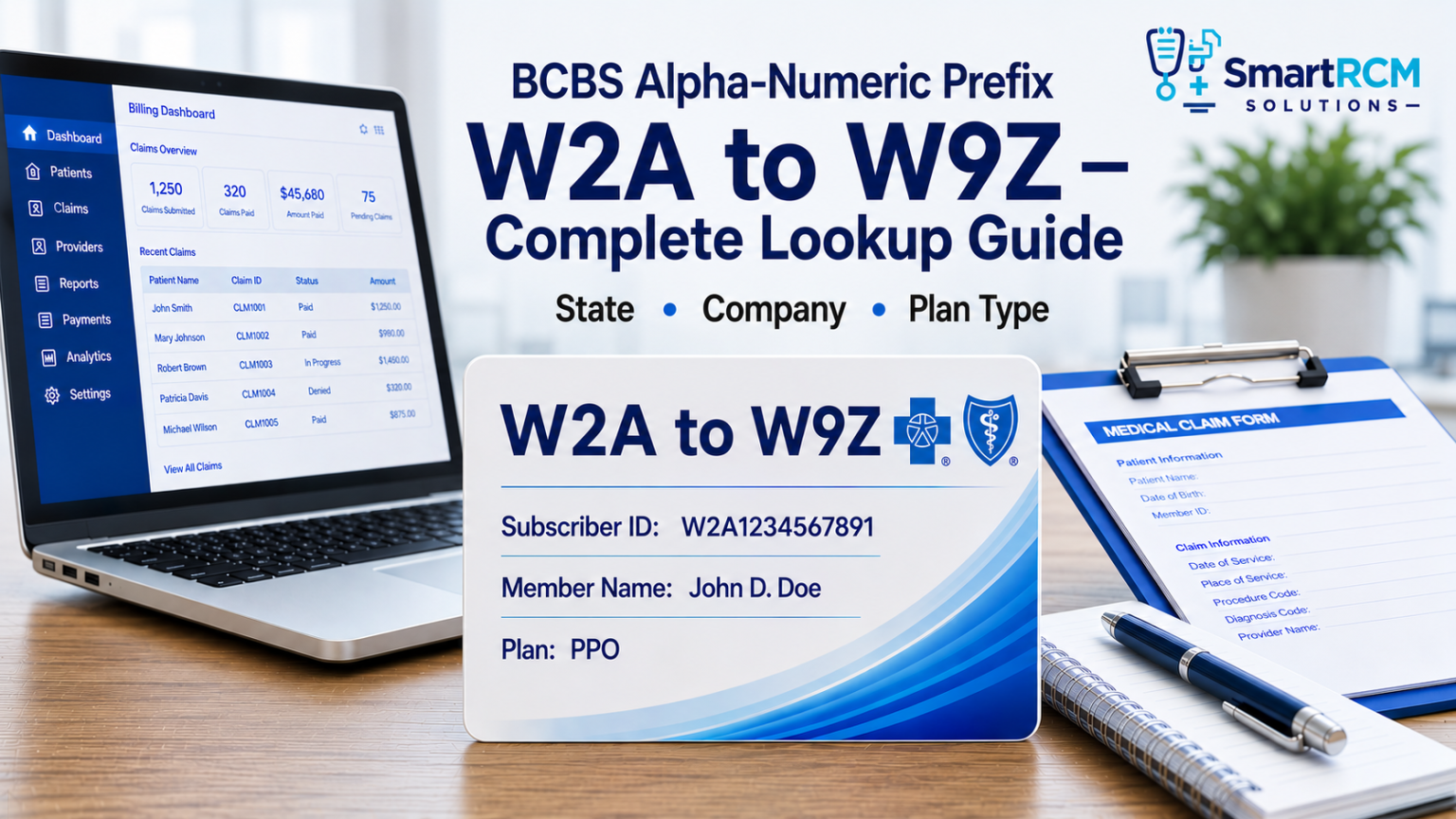 BCBS Prefix List AAA to AZZ – Complete Billing Guide for Accurate ...
