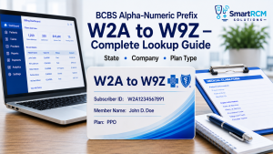 Read more about the article BCBS Alpha Numeric Prefix W2A to W9Z – State & Plan Lookup Guide 2026