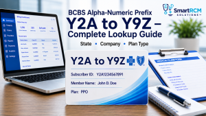 Read more about the article BCBS Alpha Numeric Prefix Y2A to Y9Z – State & Plan Lookup Guide 2026