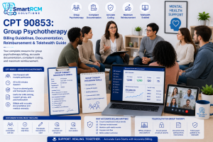 Read more about the article CPT 90853 – Documentation, Billing, Reimbursement & Telehealth Guide (2026)