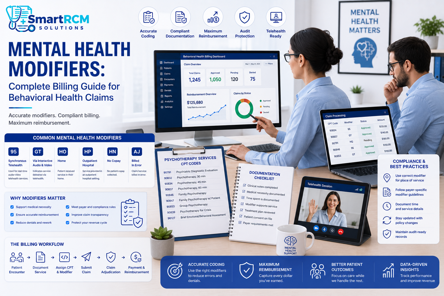 You are currently viewing Mental Health Modifiers – Complete Billing and Coding Guide