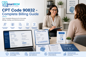 Read more about the article CPT 90832 – Documentation, Billing, Reimbursement & Telehealth Guide (2026)