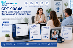 Read more about the article CPT 90846 – Documentation, Billing, Reimbursement & Telehealth Guide (2026)